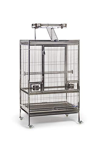 Prevue Pet Products Stainless Steel Playtop Bird Cage