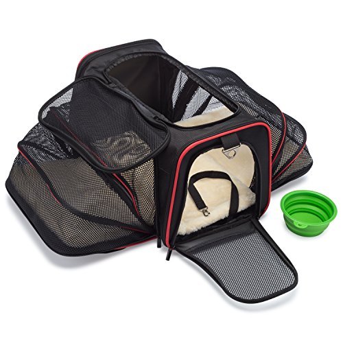 mypal Expandable Soft Pet Carrier, Airline Approved Carrier