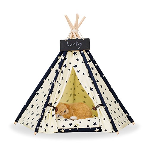 Zaihe Pet Teepee Dog & Cat Bed - Portable Dog Tents & Pet Houses