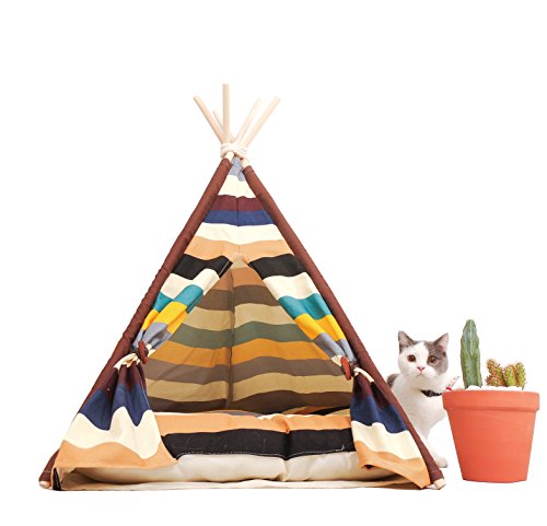 little dove Pet Teepee Dog(Puppy) & Cat Bed - Portable Pet