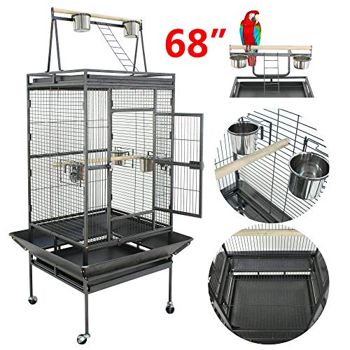SUPER DEAL PRO 61''/ 68'' 2in1 Large Bird Cage