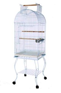 PetcageMart Metal Playtop Parrot Bird Cage with Stand