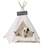 little dove Pet Teepee Dog(Puppy) & Cat Bed - Portable Pet Tents & Houses