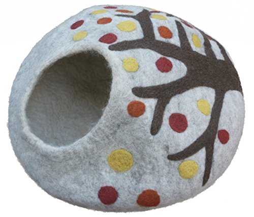 Earthtone Solutions Best Cat Cave Bed, Unique Handmade