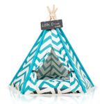 little dove Pet Teepee Dog(Puppy) & Cat Bed - Portable Pet Tent