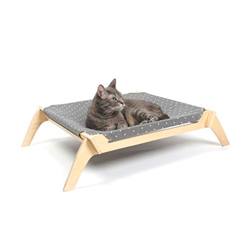 Primetime Petz Pet Lounge, Raised Indoor Pet Bed for Cats or Small Dogs