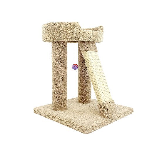 New Cat Condos Premier Elevated Cat Bed, Brown