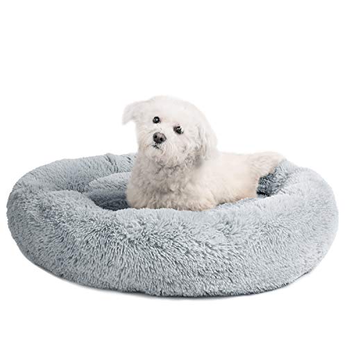 Veehoo Self-Warming Round Dog Bed for Medium Dogs & Cats