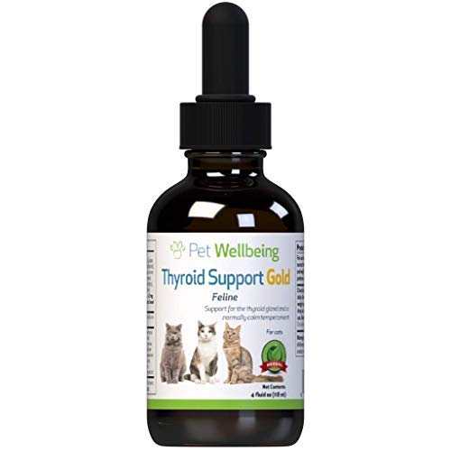 Pet Wellbeing Thyroid Support Gold for Cats - Natural Support