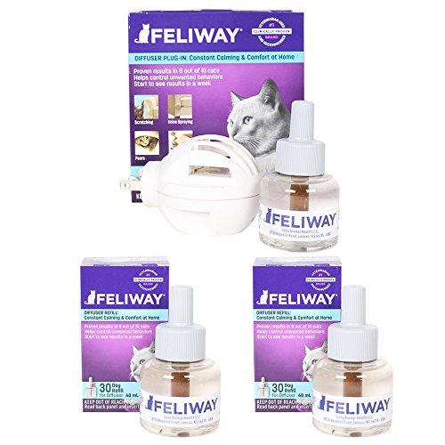 Ceva Feliway Plug-In Diffuser with 3 Refills