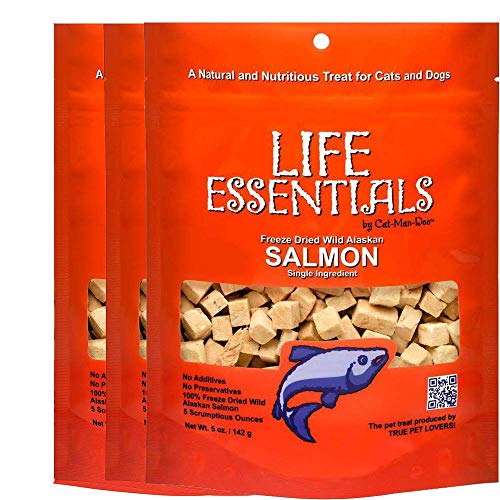 All Natural Freeze Dried Wild Alaskan Salmon Treats for Cats & Dogs
