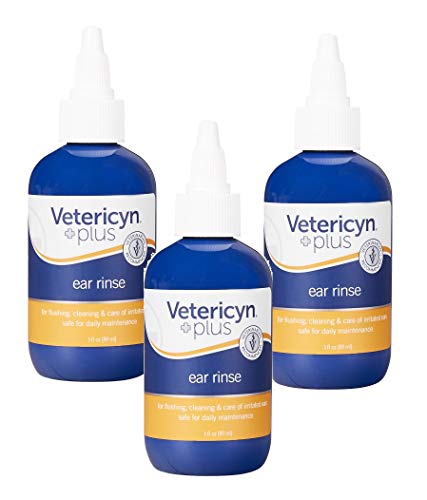 Vetericyn Plus Ear Rinse, 3 Pack of 3 Ounces each