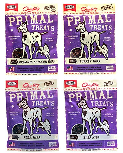 Primal Pet Foods Dog / Cat Primal Treats Nibs Variety Pack