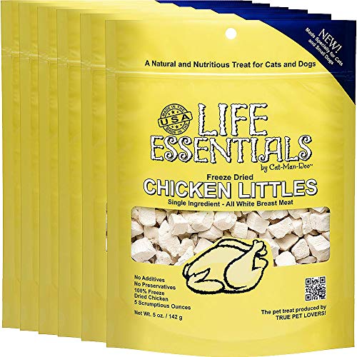 LIFE ESSENTIALS By Cat-Man-Doo Freeze Dried Chicken Littles for Dogs & Cats