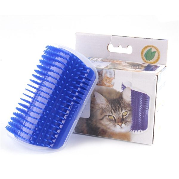 Cats Supplies Pet Corner Massage Machine Practical Plastic Cat Carding Bite