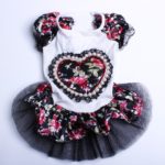 Dog Cat Floral Dress Tutu Love Design Skirt Pet Puppy Spring