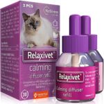 Relaxivet Natural Cat Calming Diffuser Refill - Improved No-Stress Formula
