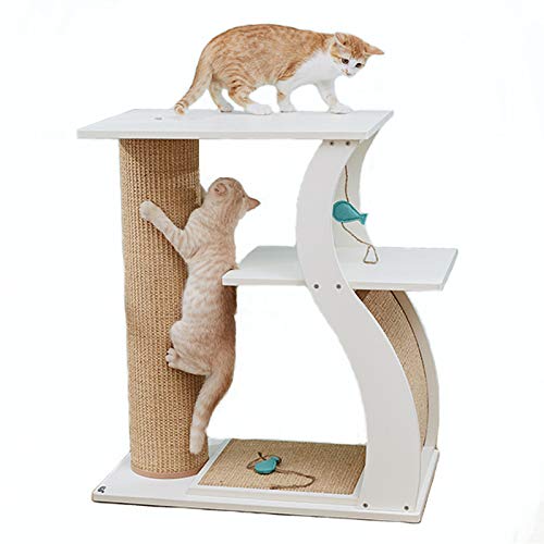 SEEU Multi Levels Cat Tree Cat Scratcher Activity Centres Scratching Post