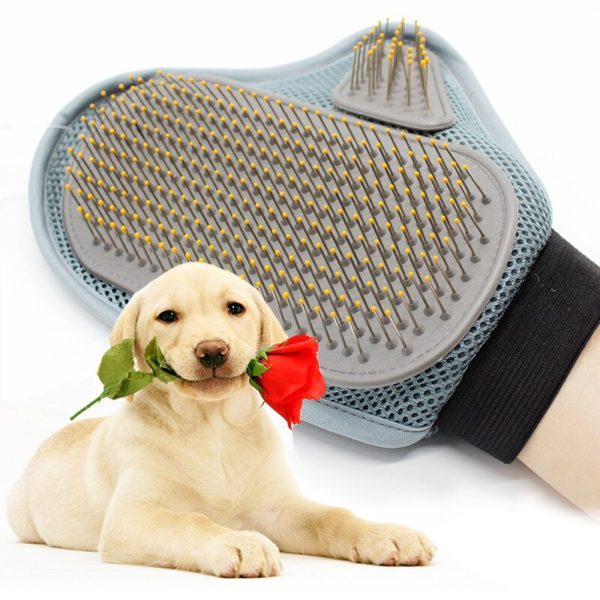 Pet Bath Brush Shaggy Dog Massage Glove TPR Brushes for Dogs