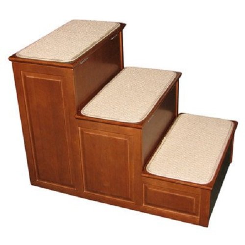 Crown Pet Products Designer Carpeted High Pet Steps