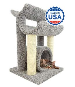 CozyCatFurniture 30 inch Wooden Kitty Tree Hammock