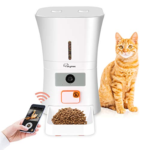SKYMEE 8L WiFi Pet Feeder Automatic Food Dispenser for Cats & Dogs