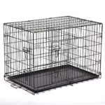 BestPet 48" Pet Kennel Cat Dog Folding Steel Crate Playpen Wire Metal Cage