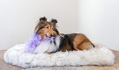 Treat A Dog PupRug Faux Fur Memory Foam Orthopedic Bed