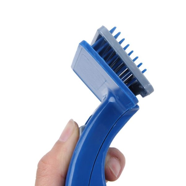 Grooming Self Cleaning Durable Plastic Pet Combs Brush Dog Cat