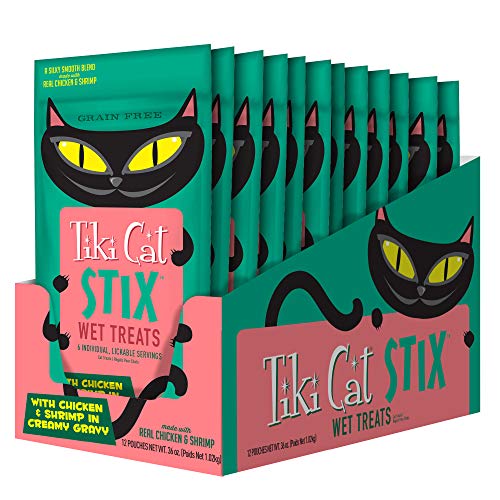 Tiki Cat Sitx Treats Chicken & Shrimp Mousse - 12 Pack