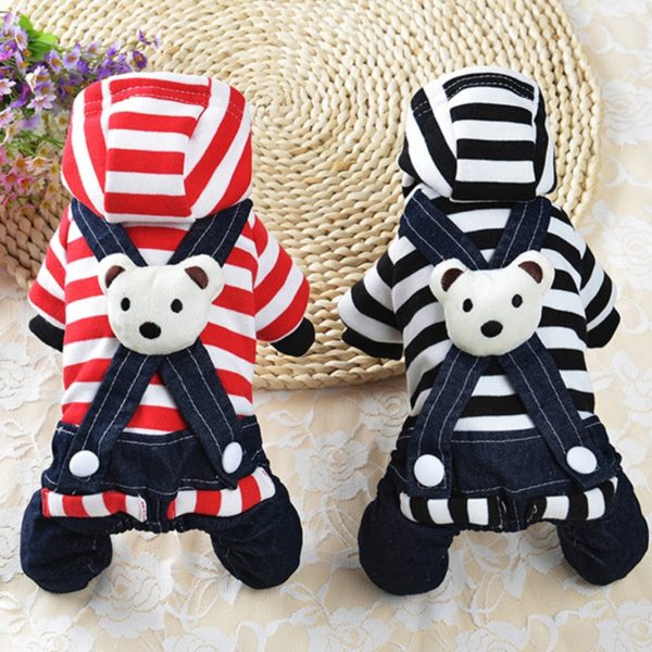 Cute Dog Jumpsuit Clothes Bear Costume Clothing For Small Dog