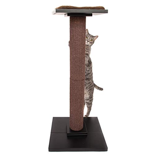 Ultimate Cat Scratching Post | Modern Cat Tree - Tall Cat Tree for Full Stretch