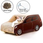 LORVOR Cat Scratching Board Car-Shaped Bed Mat