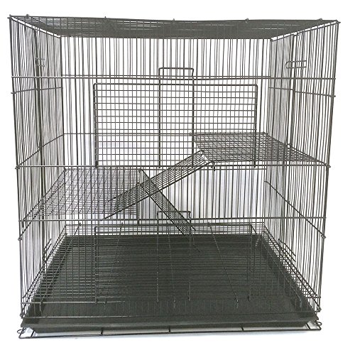 3 Tier Pet Cage Habitat for Cat Ferret Guinea Pig Hamster