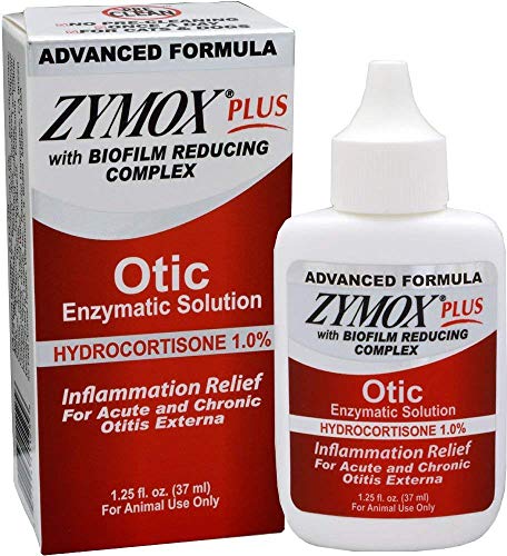 Zymox Plus Advanced Formula 1% Hydrocortisone Otic Dog & Cat Ear Solution
