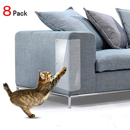 8 Pcs Cat Furniture Protectors,4 Pack X-Large (20"L x 12"W)