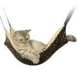 Flytianmy Cat Hammock Bed Pet Cage Hammock, Easy to Attach to a Cage