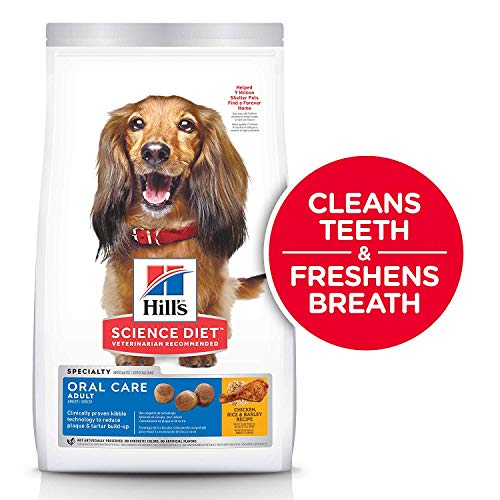 Hill's Science Diet Dry Dog Food, Adult, Oral Care, Chicken