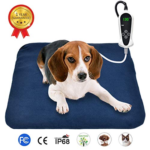 RIOGOO Pet Heating Pad, Electric Heating Pad for Dogs and Cats