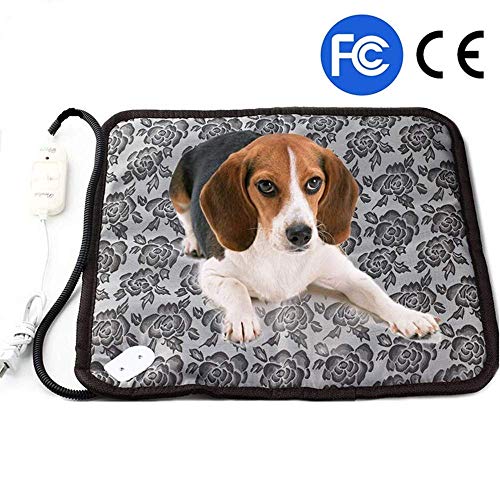zswell Pet Electric Heating Pad for Dogs and Cats Waterproof Adjustable