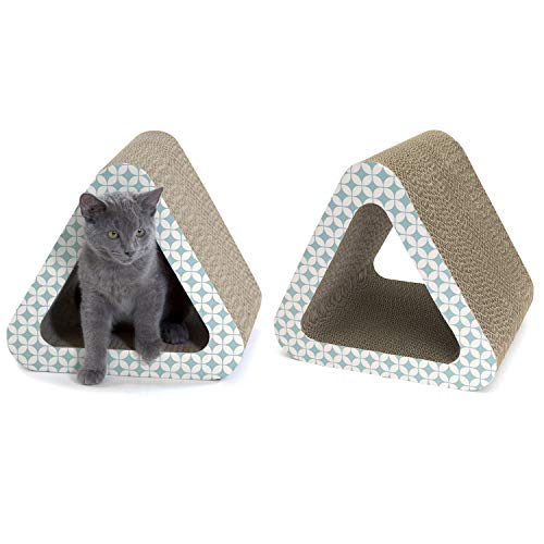 Play King Large Hut Cat Scratcher Toy, Corrugate Scratchers