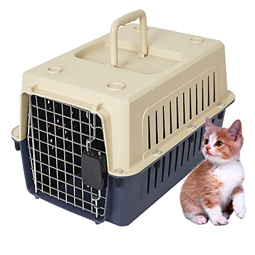 Lucky Tree 4 Size Pet Carrier Cat Carriers Kennel Crate Airline Approved Kitty Travel