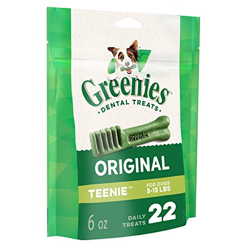 GREENIES Original TEENIE Natural Dental Dog Treats, 6 oz. Pack