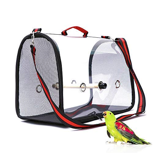 BENZHI Bird Parrot Carrier Travel Carriers Lightweight Pets Birds Travel Cage
