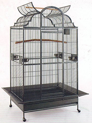 New Extra Large Castle Open Dome PlayTop Parrot Cage