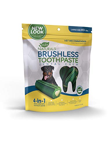 Ark Naturals Brushless Toothpaste, Vet Recommended Natural Dental Chews