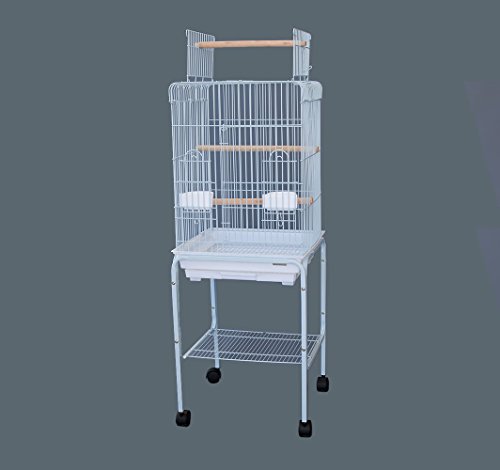 Flyline Playtop Parrot Cockatiel Bird Cage with Stand for Medium Birds