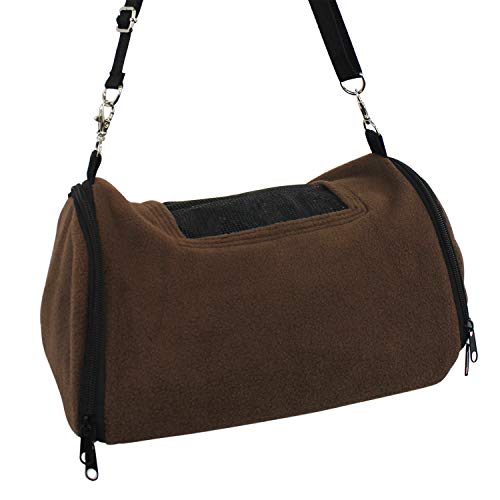 Travel Companion Bag (Dark Brown) - Small Animal Travel Carrier