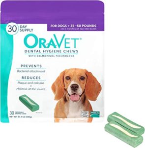 OraVet Dental Hygiene Chews for Medium Dogs