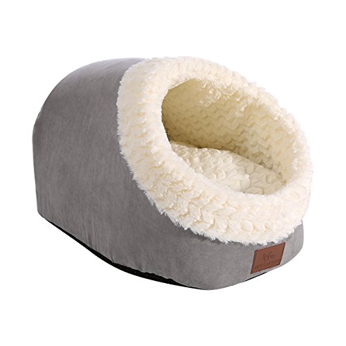 Miss Meow Cat Bed Cave Shape Self Warming Two Way Conversion